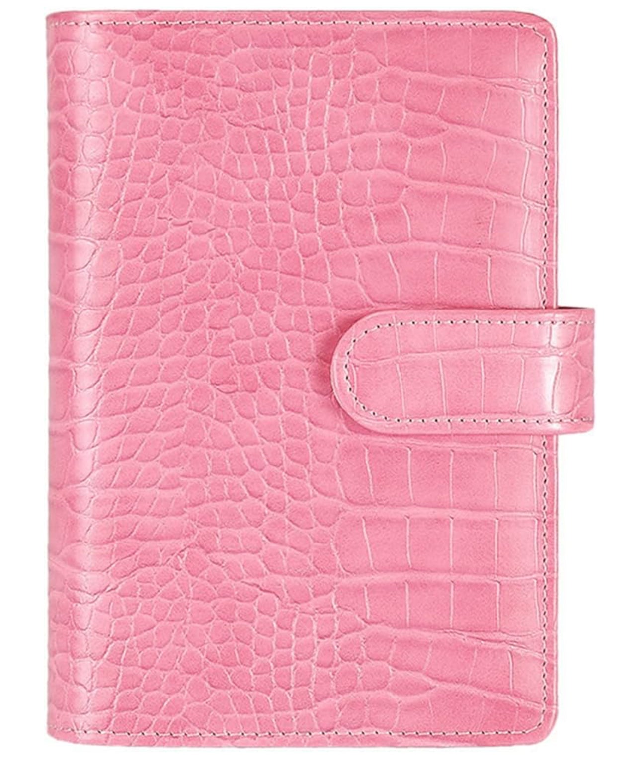 Pink Croco Leather Agenda