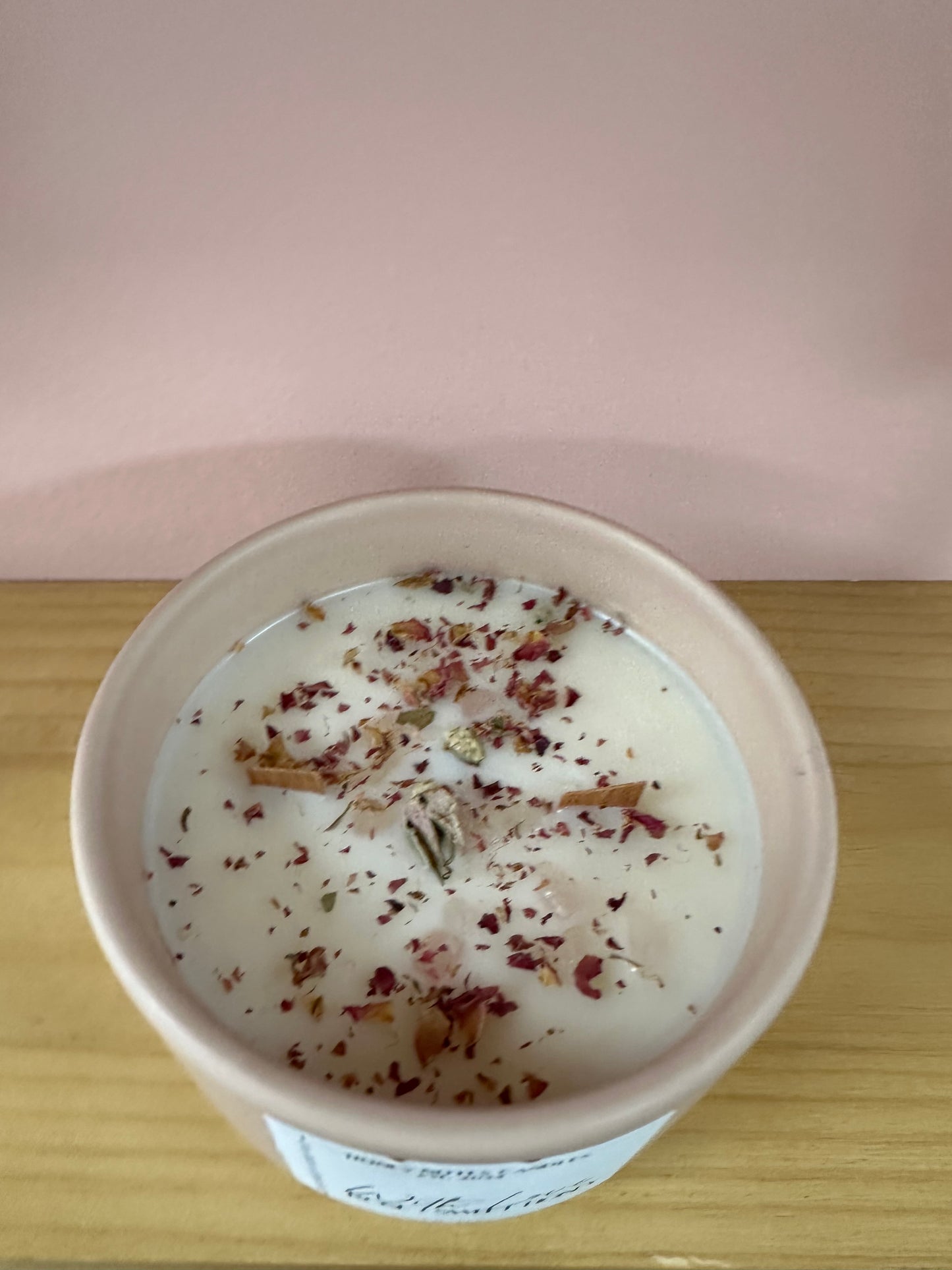 With Love: Rose & Sweet Honey Candle