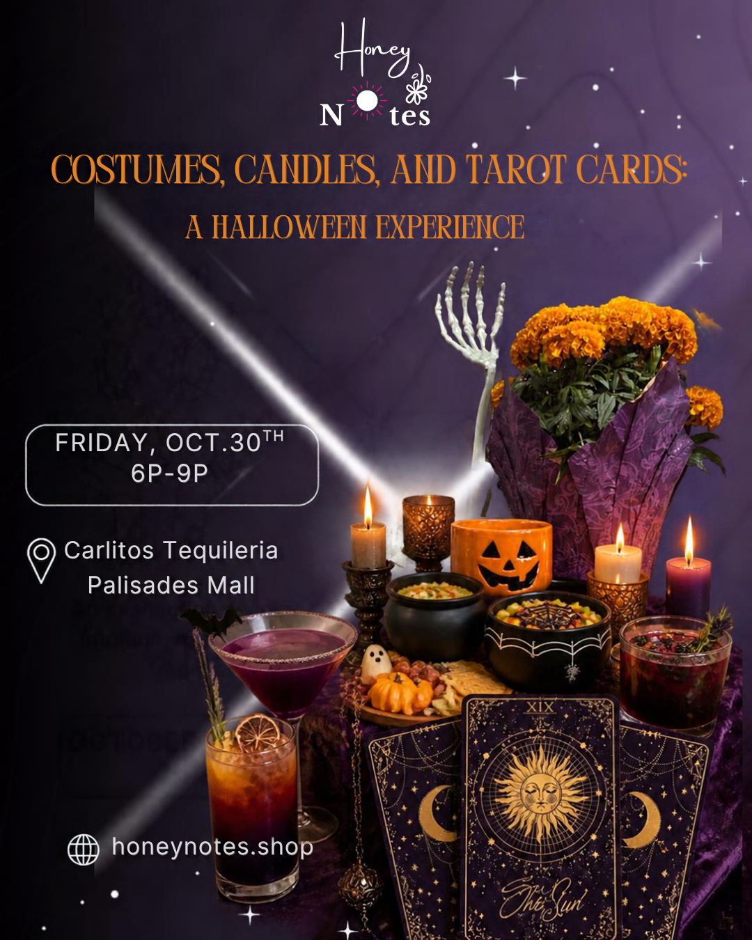 Costumes, Candles, and Tarot Cards: A Halloween Experience-10/30/26