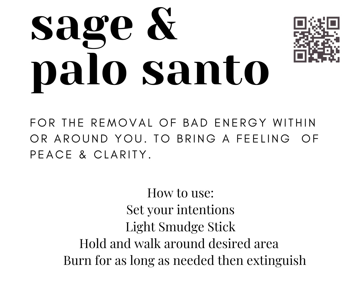 Sage and Palo Santo Bundle