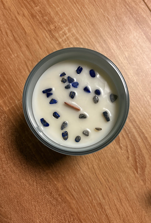 With Patience: Black Coral and Moss Candle