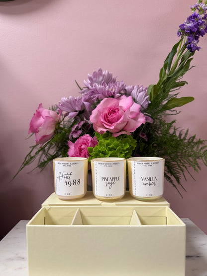 Candle Trio Set: Bloom & Warmth