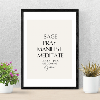 Good Things Wall Print