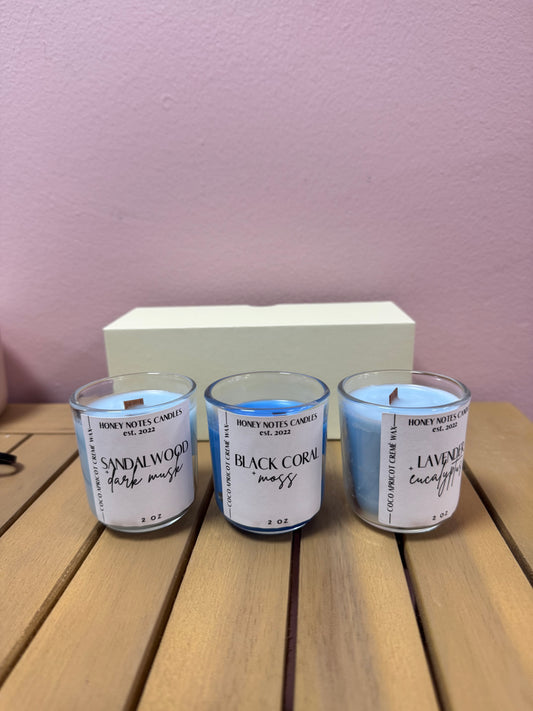 2oz Mini Glass Candles