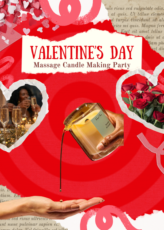 Valentine's Day Massage Oil Candle Making Party