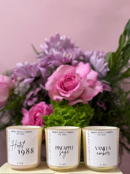 Candle Trio Set: Bloom & Warmth