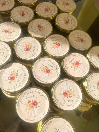 Candle Party Favors-3oz Tins