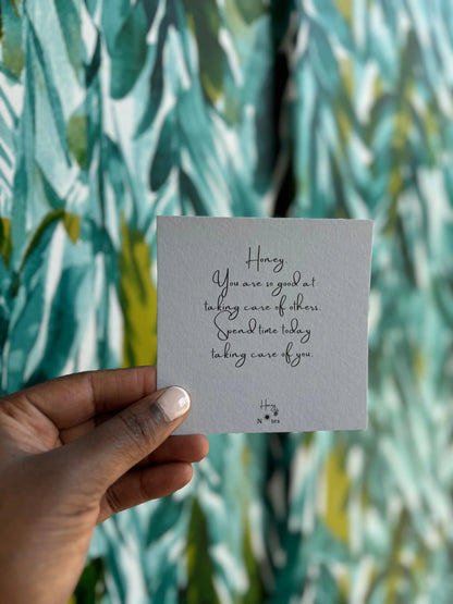 Honey Notes: For Men