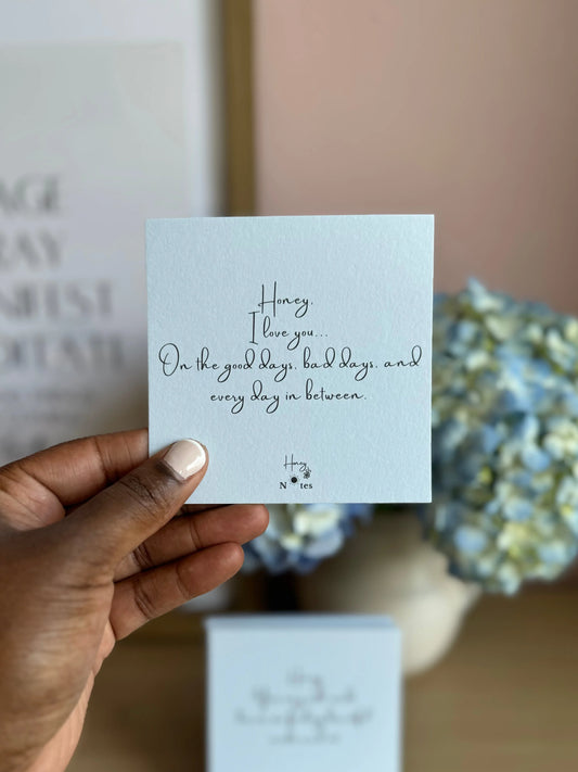 Honey Notes: For Men